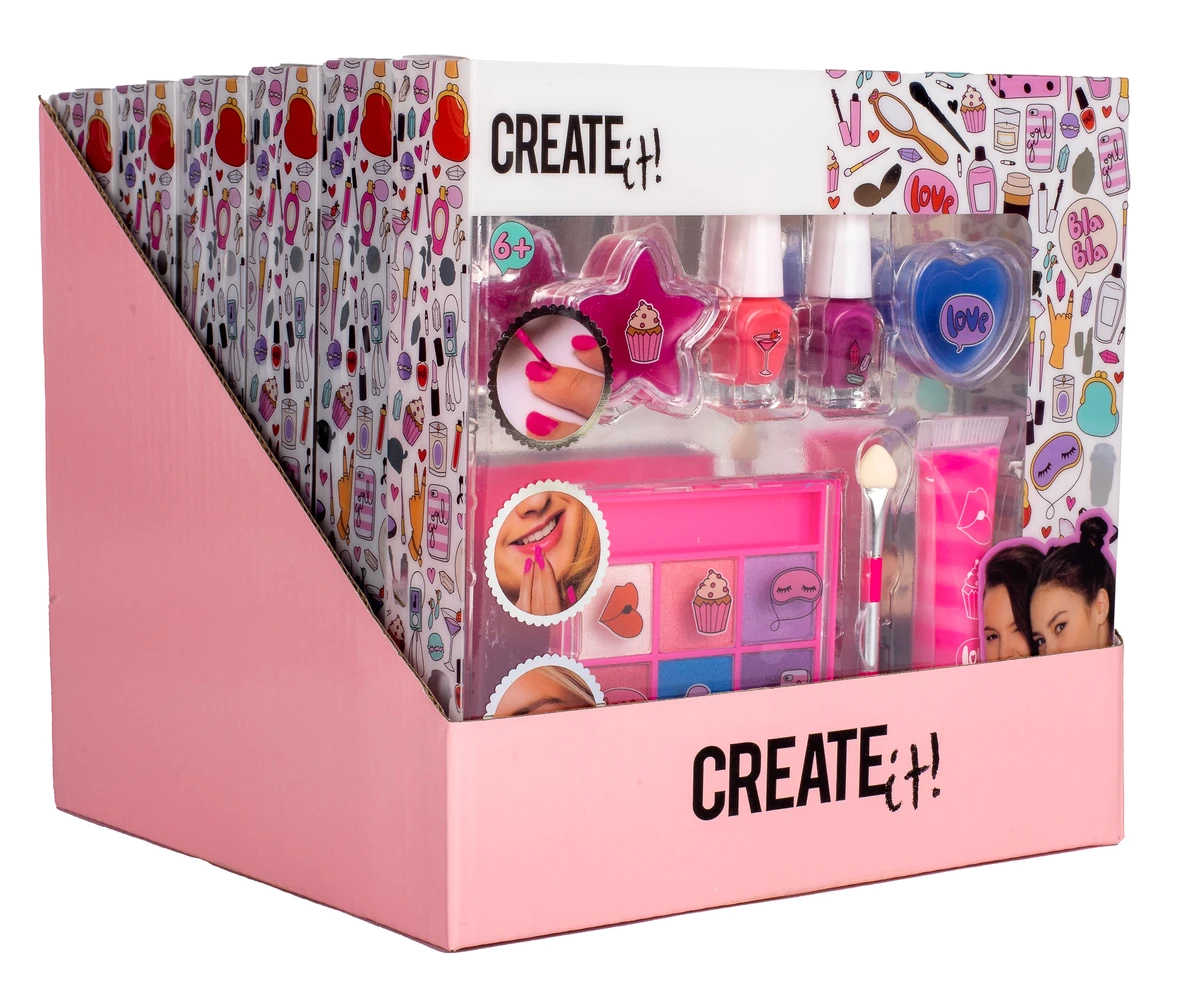 Набір дитячої косметики CREATE IT! Рожево-ліловий
