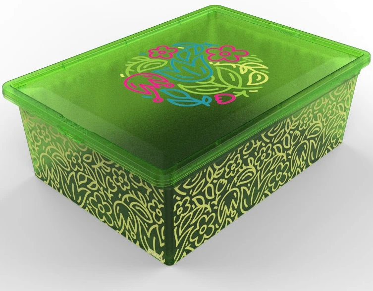 Коробка QUTU LIGHT BOX с/к FLOURESENT GREEN 25л. (LIGHT BOX с/к FLOURESENT GR 25л.)