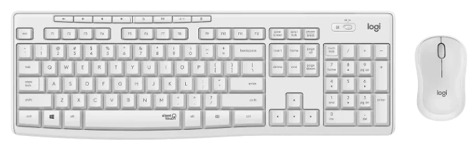 IT/наб LOGITECH MK295 Silent Wireless Combo, US, Off-White (920-009824)
