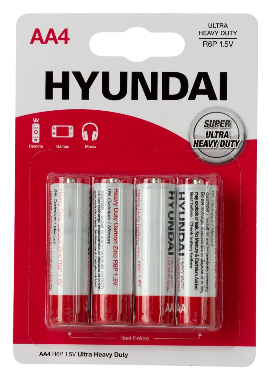Батарейка HYUNDAI R6 AA BL4 Heavy Duty