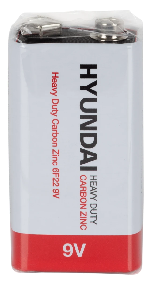 Батарейка HYUNDAI 6F22 Shrink 1 Heavy Duty