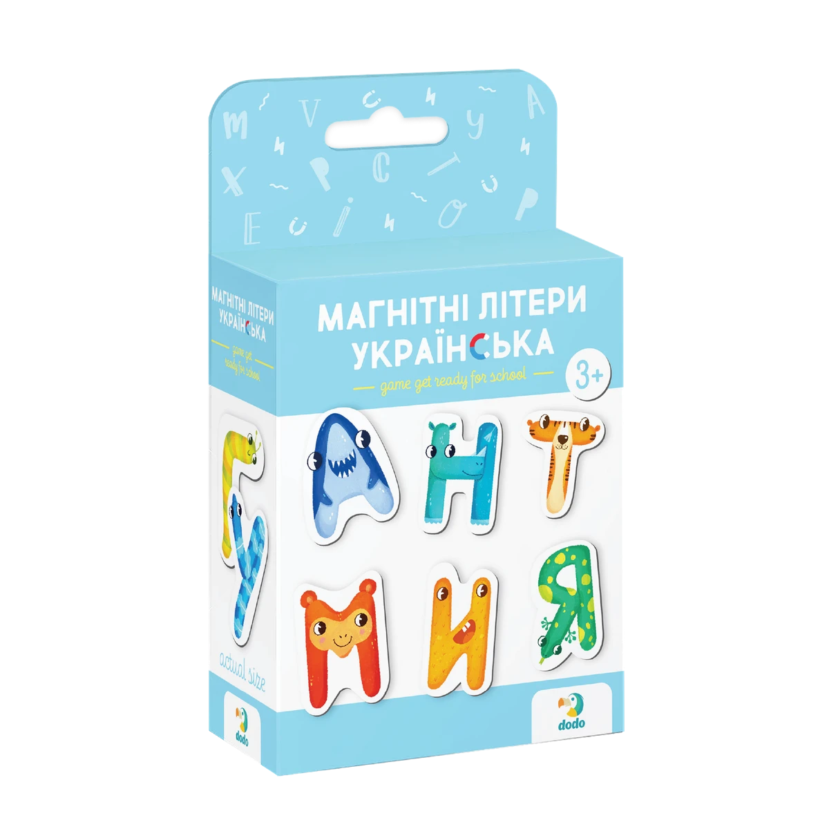 Магнітна гра Магнітні літери. Українська