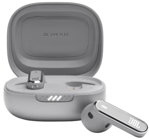 Навушники JBL LIVE FLEX Срібні (JBLLIVEFLEXSVR)