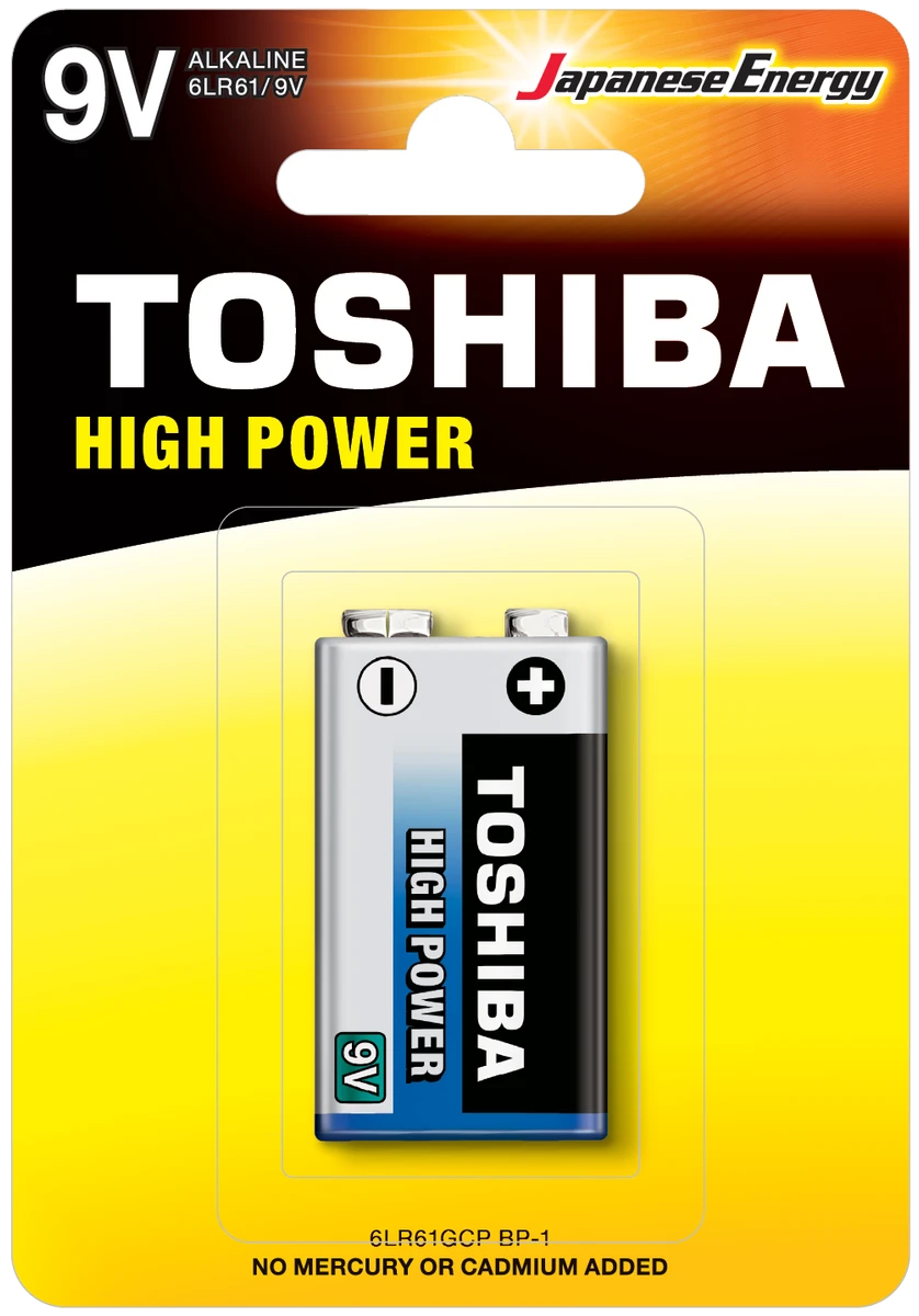 Батарейка TOSHIBA 6LR61GCP BP-1