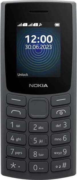 Мобільний телефон NOKIA 110 Dual SIM (charcoal) TA-1567