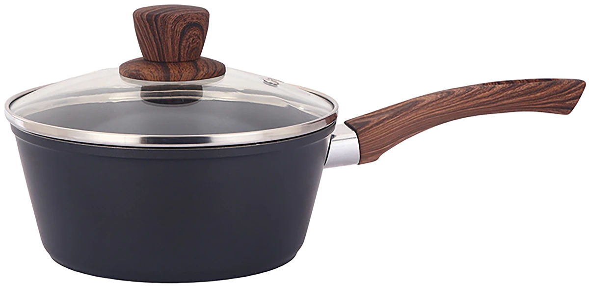 Ківш BRAVO CHEF класичний 18 см (1.6 л) з кришкою (BC-4101-18)