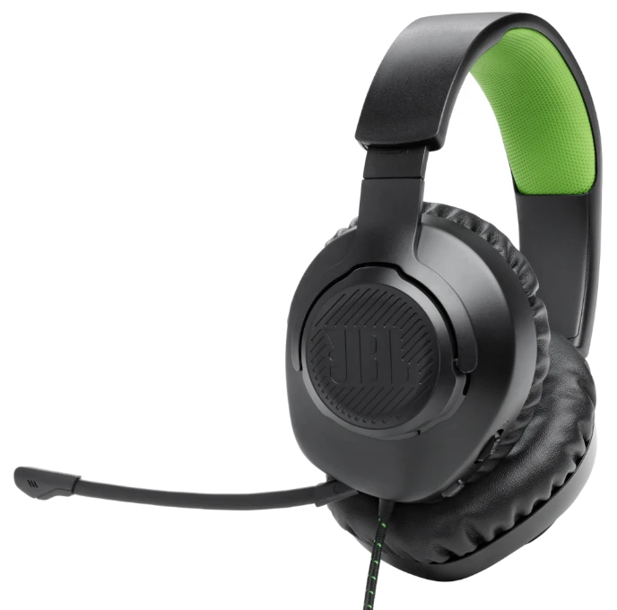 Навушники JBL QUANTUM 100X Console Чорний (JBLQ100XBLKGRN)