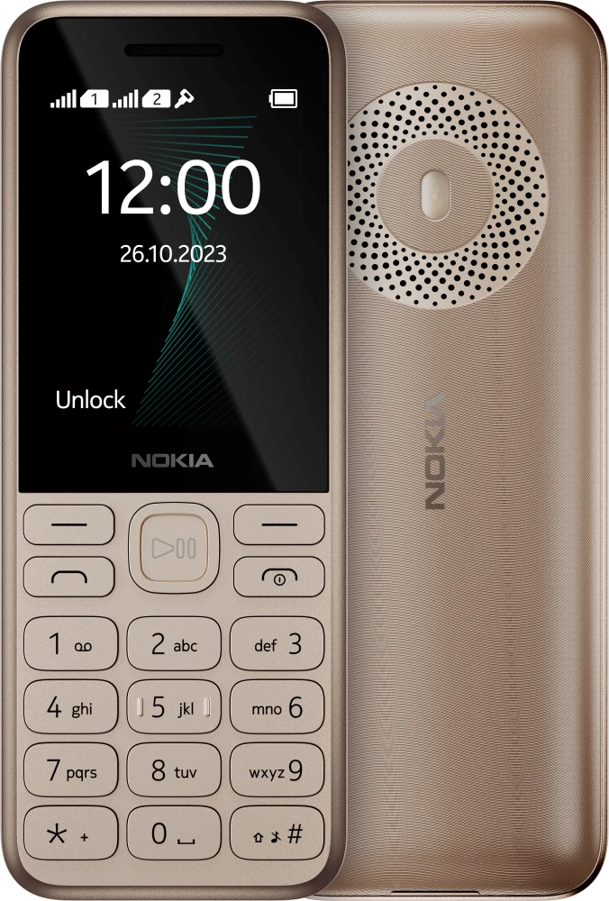 Мобільний телефон NOKIA 130 Dual SIM (золотий) TA-1576