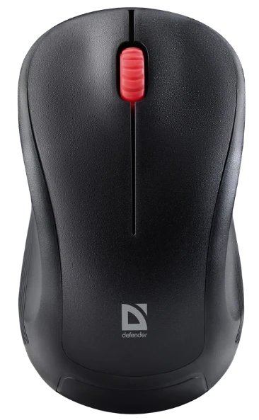 Миша DEFENDER (52205) Bit MB-205, 3D, 1200dpi, BLACK, wireless, silent