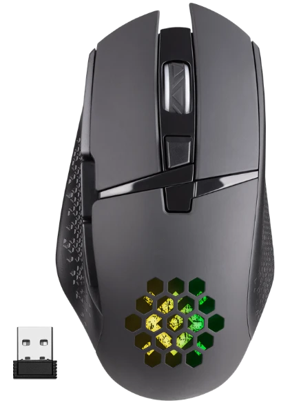 Миша DEFENDER (52514) Glory GM-514, LED, 7D, 400 мАг, 3200dpi, BLACK, wireless