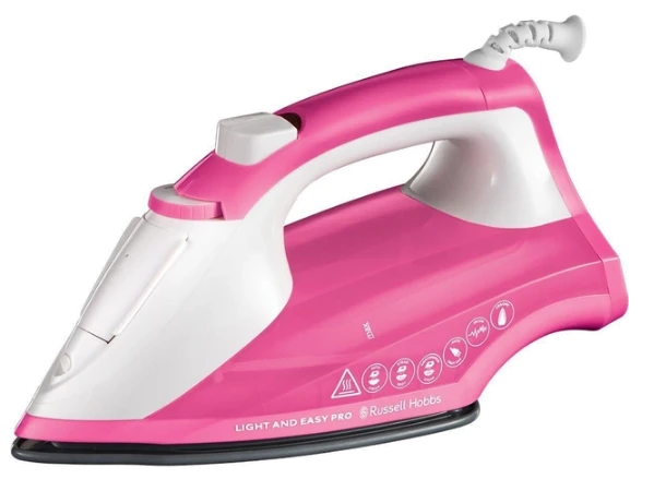 Праска RUSSELL HOBBS 26461-56 Light & Easy Pro Iron білий+ рожевий