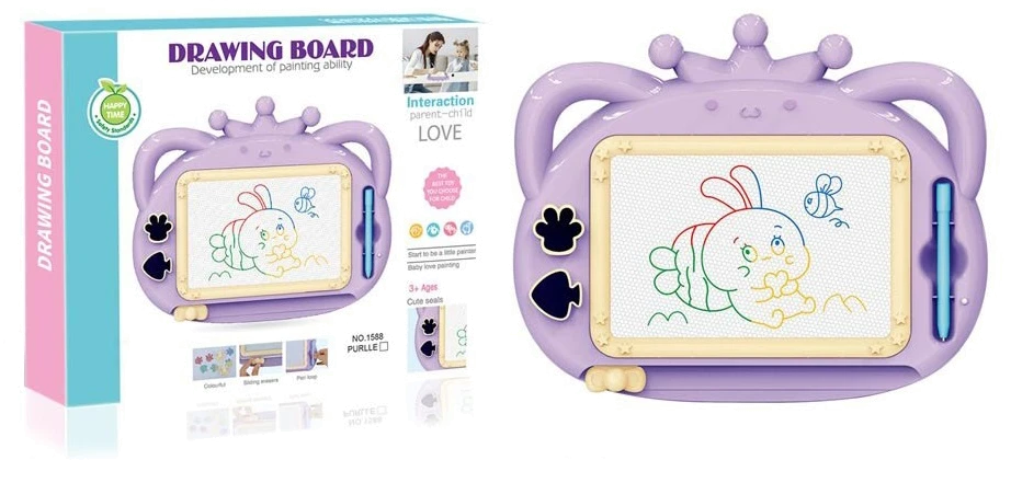 Магнітна дошка для малювання DIY TOYS з короною