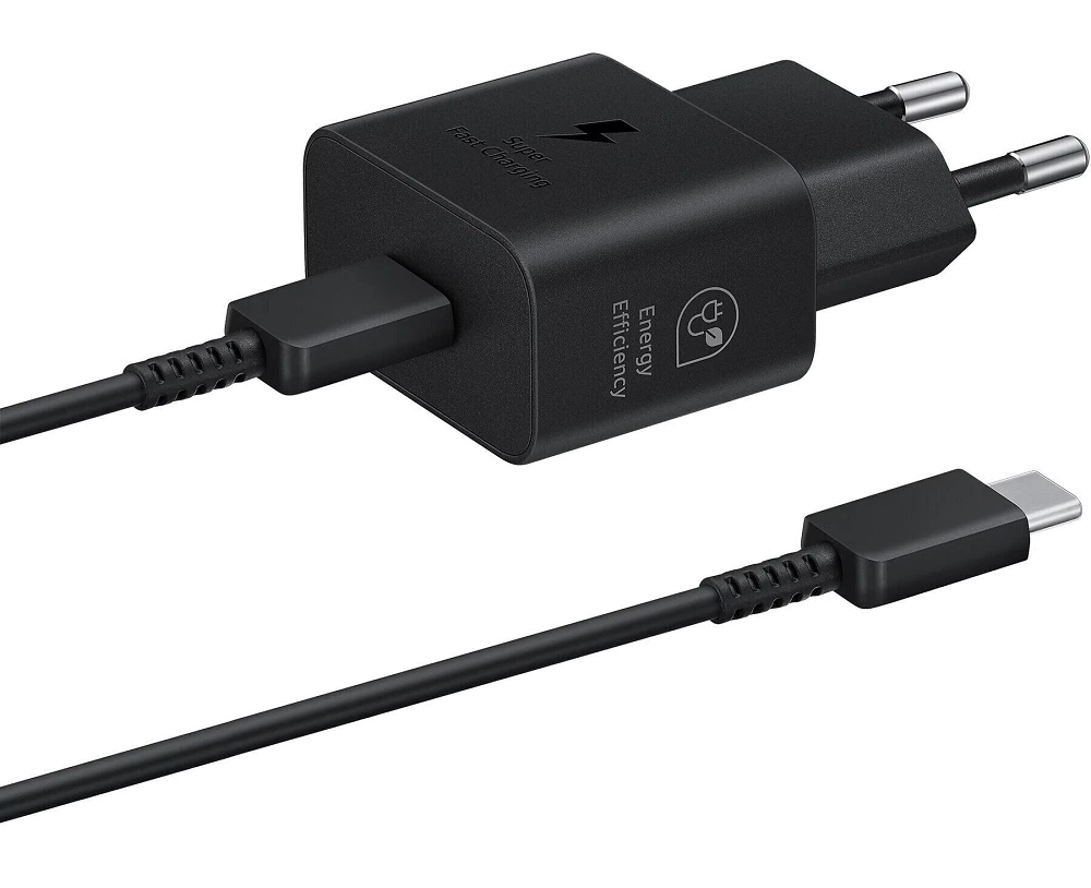 мережева зарядка SAMSUNG 25W Travel Adapter + Type-C cable Black/EP-T2510XBEGEU