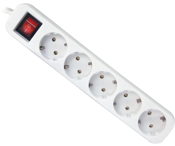 Мережевий фільтр DEFENDER (992420)S530 3.0 m 5 роз switch white UA
