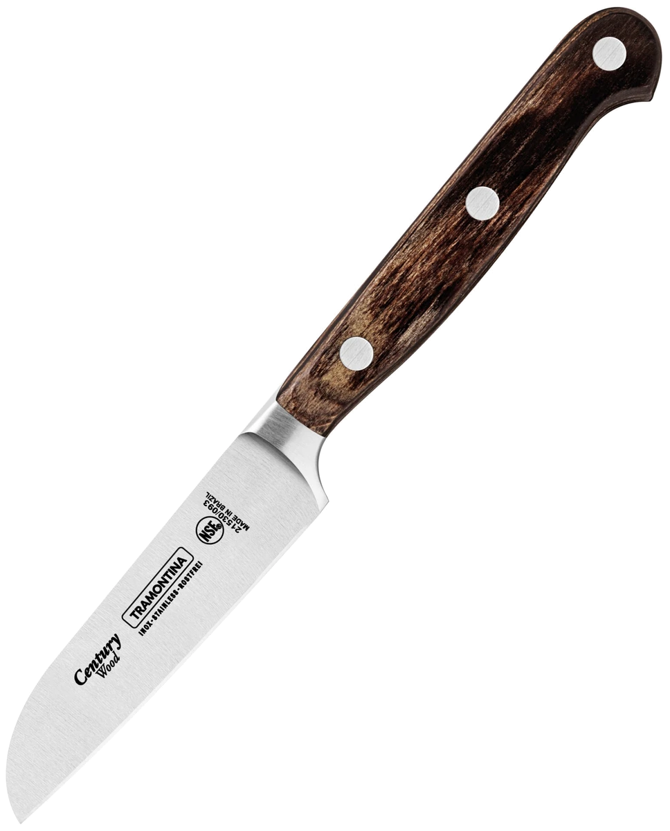 Ніж TRAMONTINA CENTURY WOOD д/овочей 76мм (21530/193)