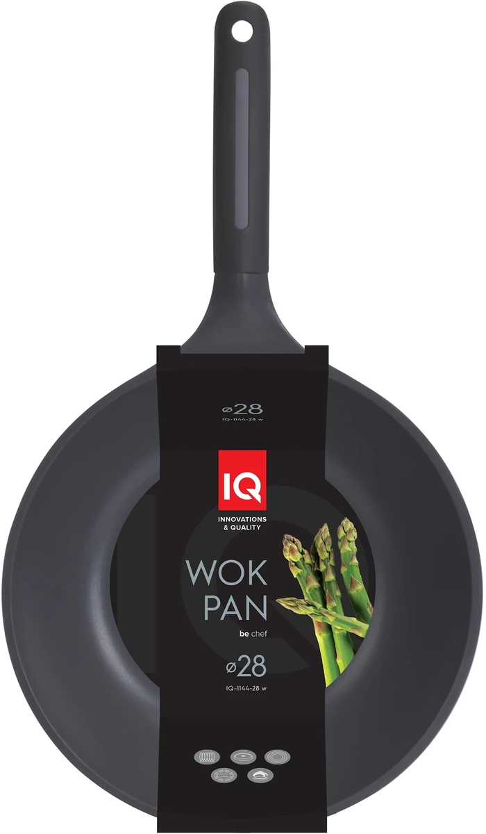 Сковорода IQ Be Chef ВОК 28 см б/кришки (IQ-1144-28 w)