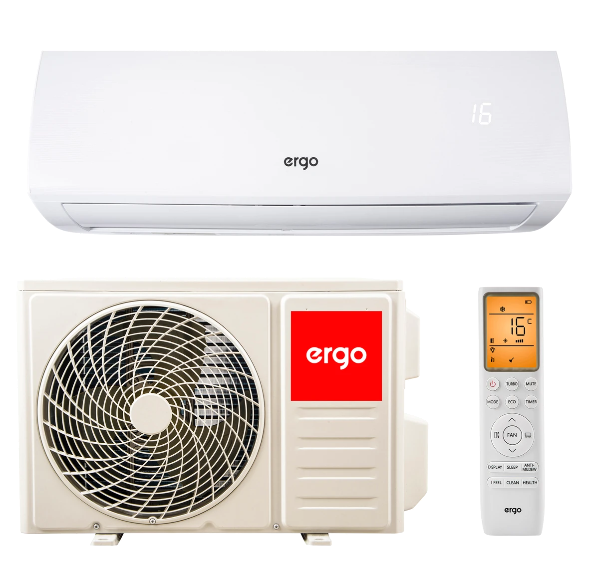 Кондиціонер ERGO ACI 0923 SWН W