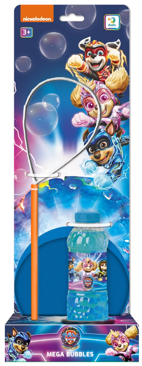 Бульбашки мильні Mega Bubbles з тарілкою Paw Patrol Могутні герої 450 мл