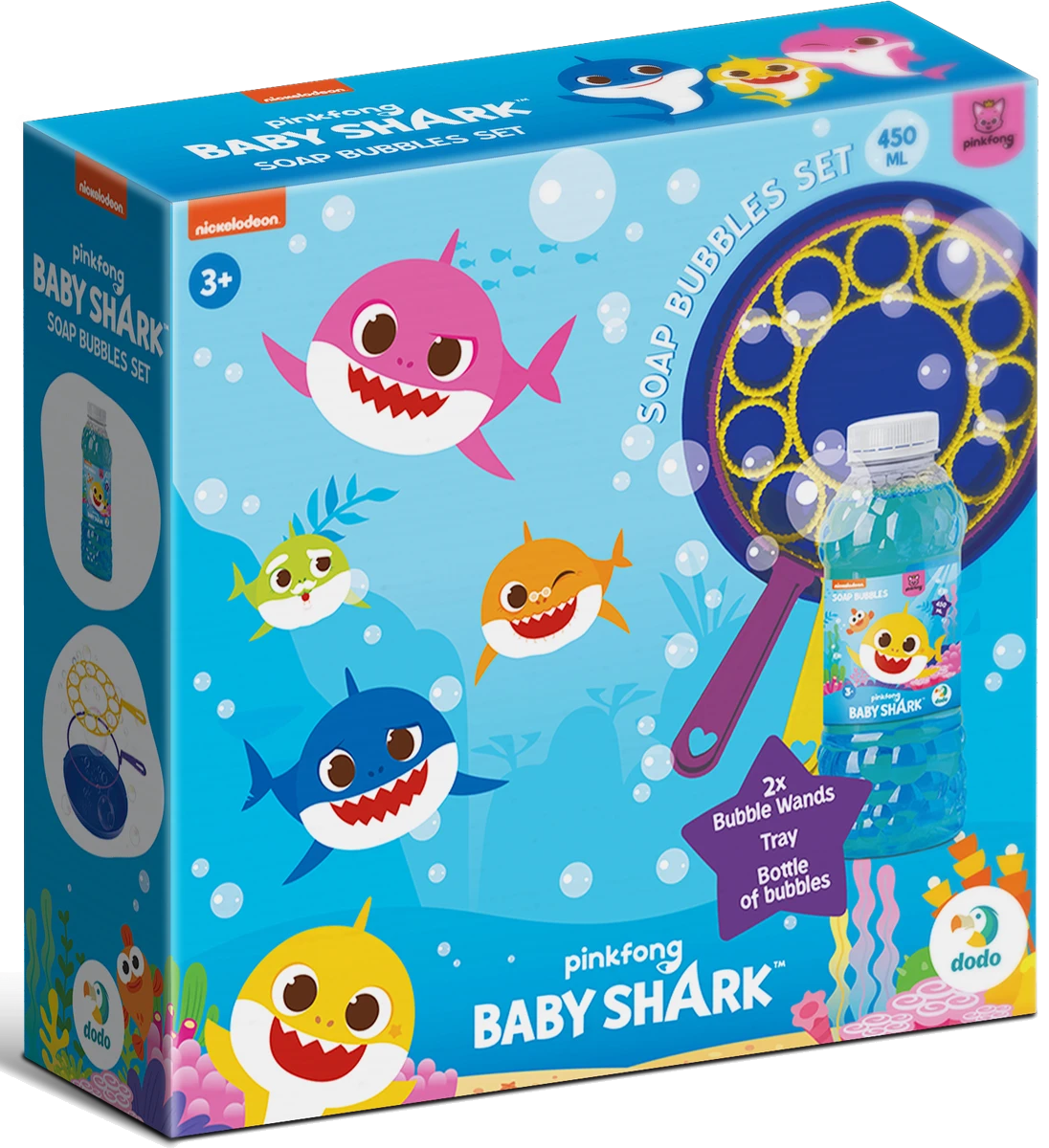 Набір мильних бульбашок Baby Shark 450 мл