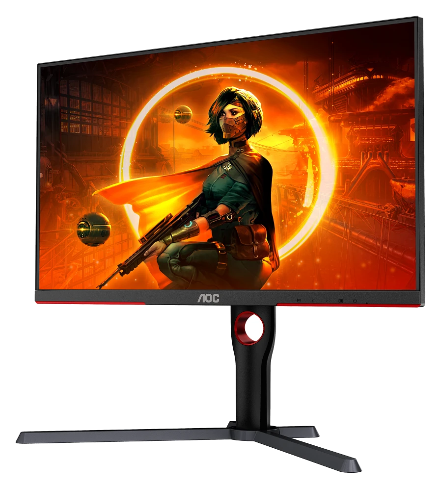 Монiтор TFT AOC 27” Q27G3XMN/BK MiniLED VA QHD 180Hz 2*HDMI DP Pivot Black/Red