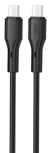 кабель XO NBQ231B Rock Series Type-C to TYPE-C - 60W - 1m (Чорний)