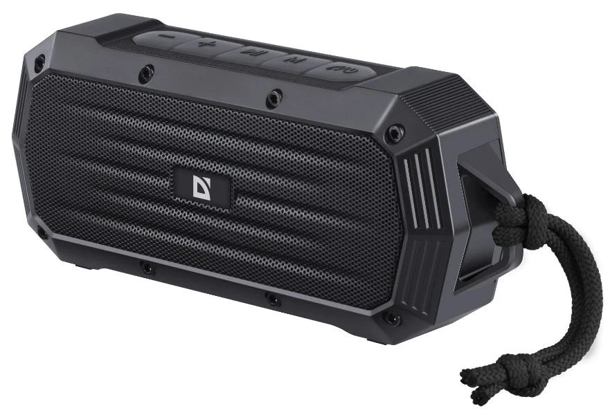 Портативна акустика DEFENDER (65039)Octagon 5Вт, FM/microSD/USB/TWS, чорний