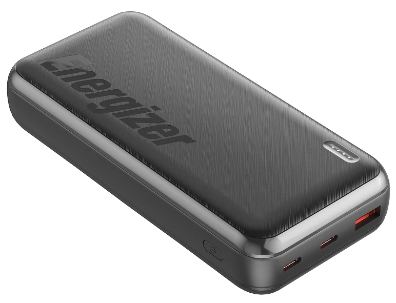 зовн. акум. ENERGIZER UE20055PQ - 20000 mAh PD20W + QC22.5W (Чорний)