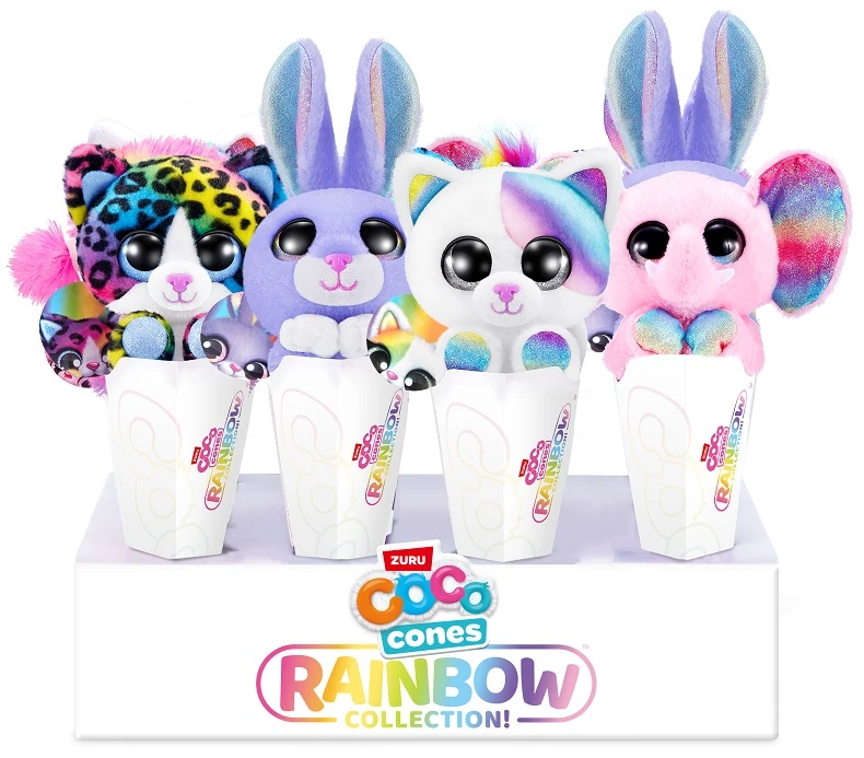Іграшка м'яка ZURU COCO CONES RAINBOW в асортименті