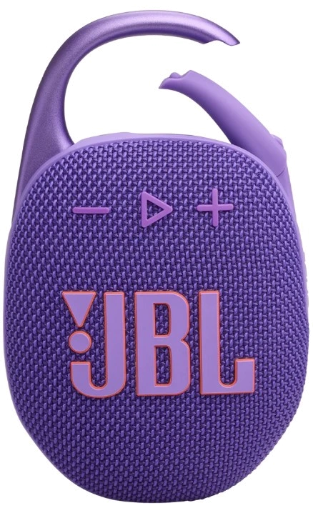 Портативна акустика JBL Clip 5 Фіолетовий (JBLCLIP4PUR)