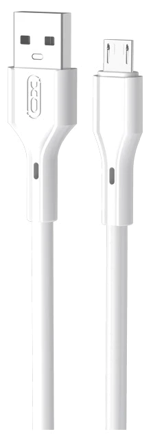 кабель XO NB230 Rock Series USB-A to Micro - 1m (Білий)