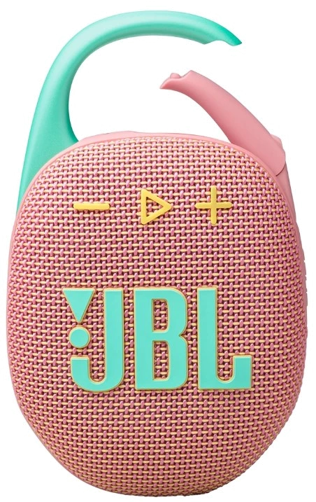 Портативна акустика JBL Clip 5 Рожевий (JBLCLIP5PINK)