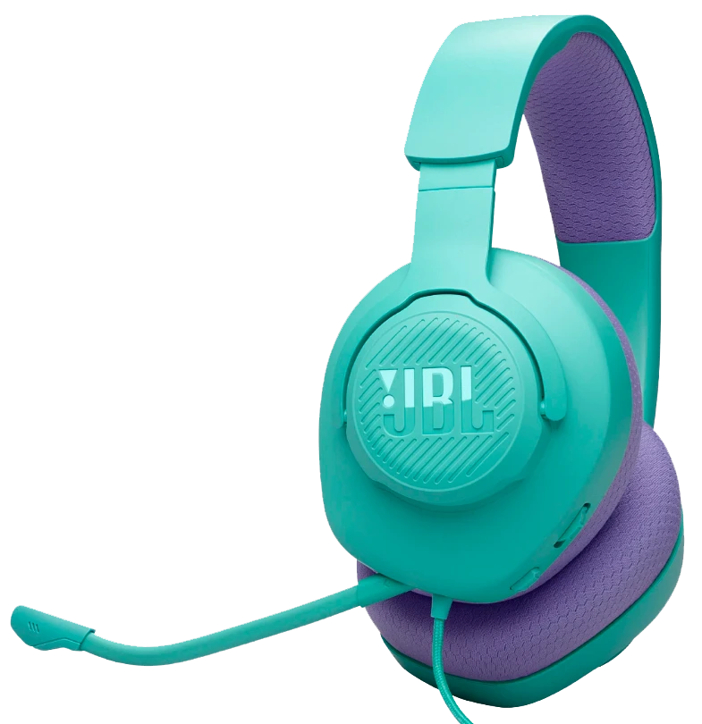 Навушники JBL QUANTUM 100M2 Блакитний (JBLQTUM100M2CYN)