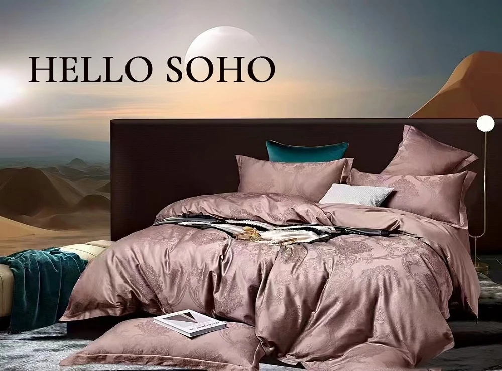 Комплект SOHO Комплект пост.білизни Євро Boutique 200*230 Venzel Rosy