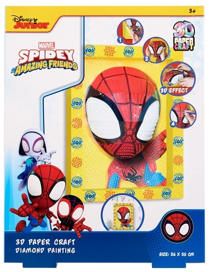 Набір Мозаїка алмазна 3D в рамці Disney Spidey