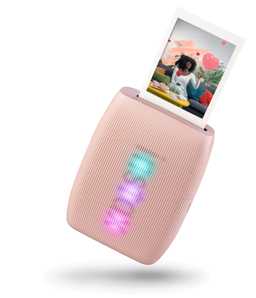Портативний кольоровий фотопринтер Instax Mini LINK3 R PINK EX D Рожева троянда