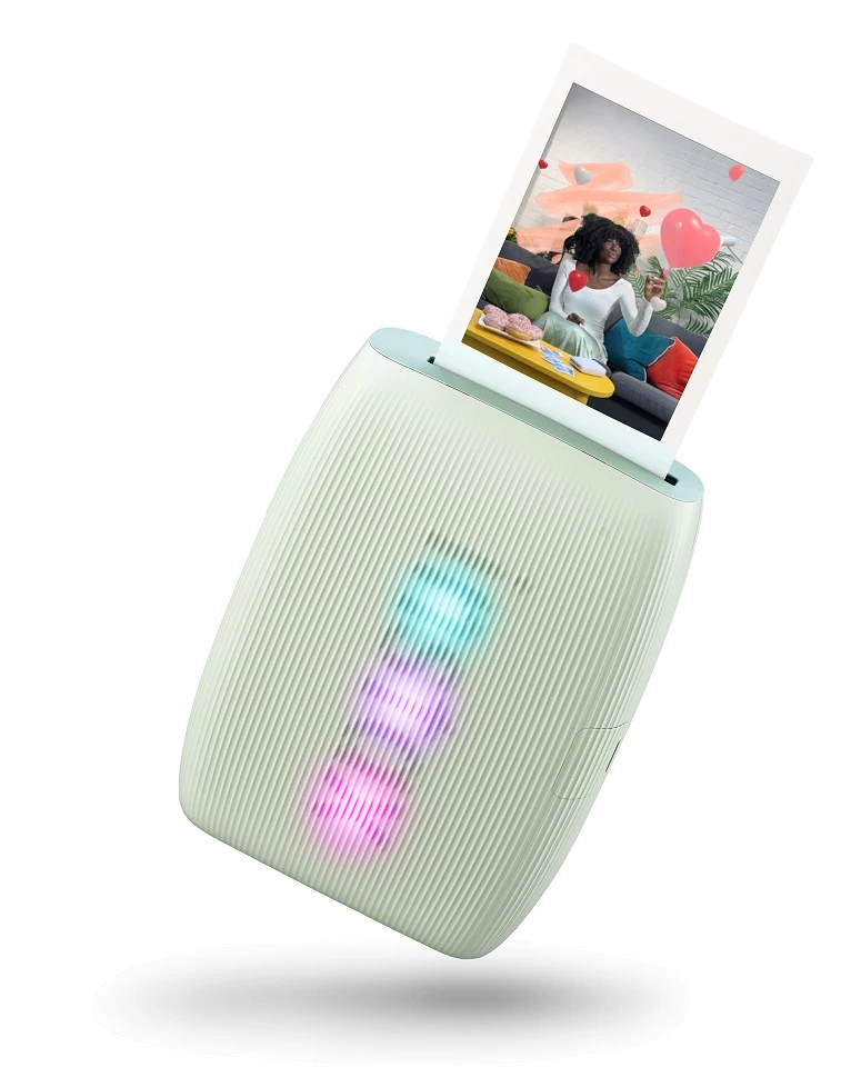Портативний кольоровий фотопринтер Instax Mini LINK3 S GREEN EX D Зелена шавлія