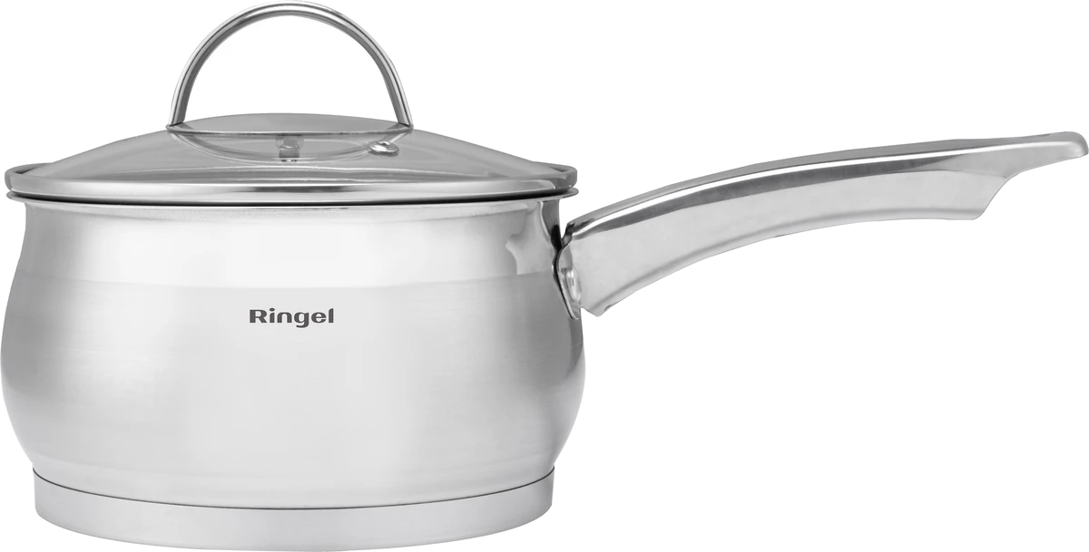 Ківш RINGEL Salsa нерж 16 см (2.2 л) з кришкою (RG-4034-16)