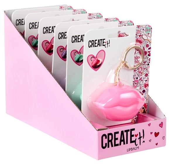 Бальзам для губ брелок LOVE Губи CREATE IT!