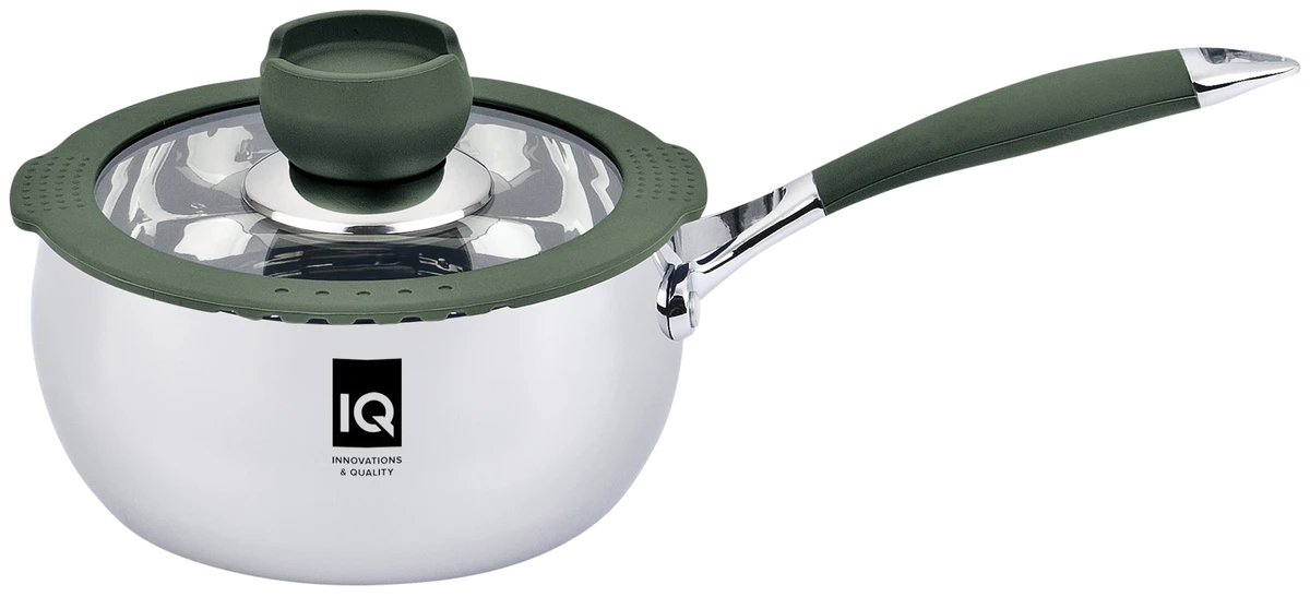Ківш IQ Be Trendy 16 см (1.6 л) з кришкою (IQ-4044-16)