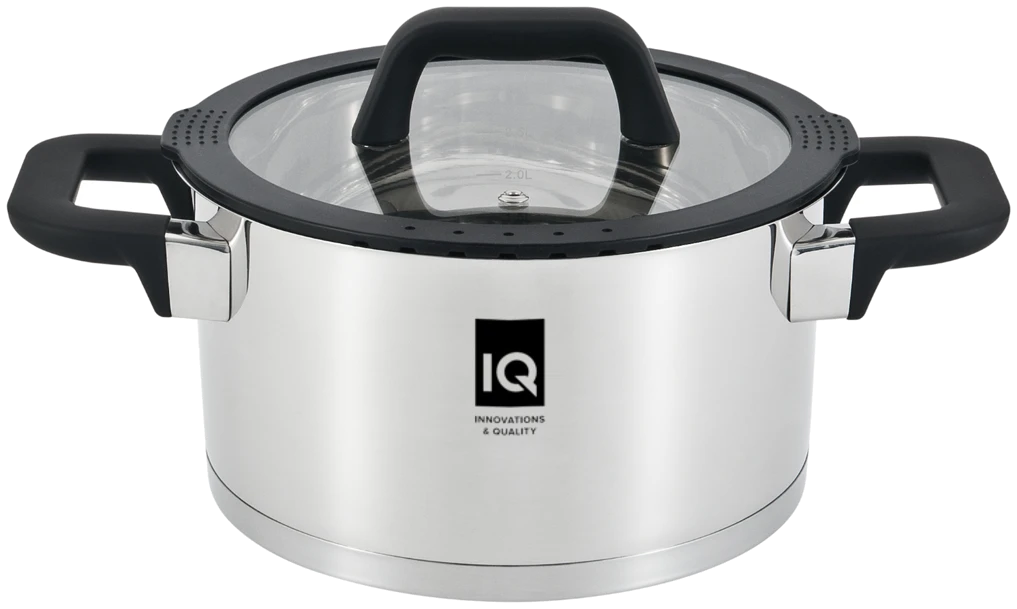 Каструля IQ Be Traditional 24 см (5.5 л) з кришкою (IQ-2046-24)