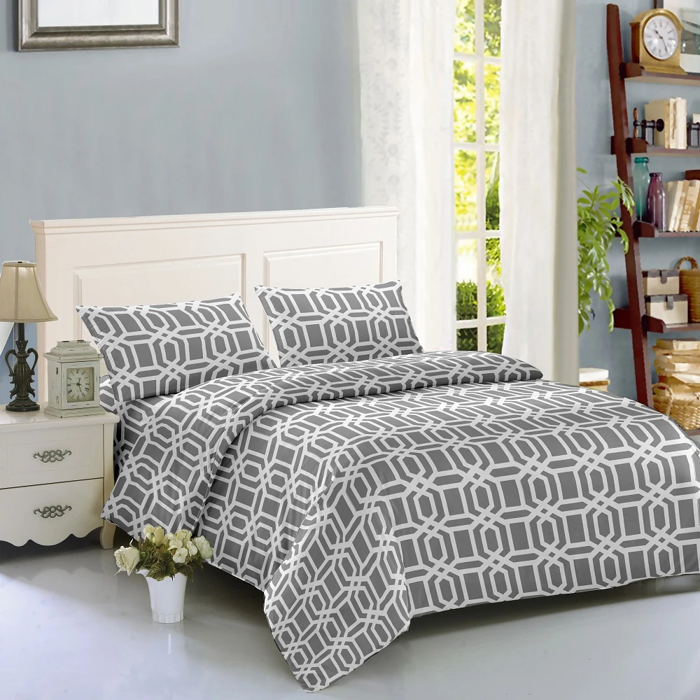 Комплект SOHO Комплект пост.білизни Полуторний 150*200 Geometria Grey