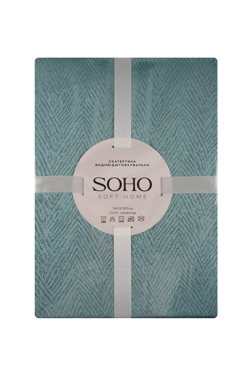 Кухонний текстиль SOHO Скатер. 140*180см Oxford Turquoise