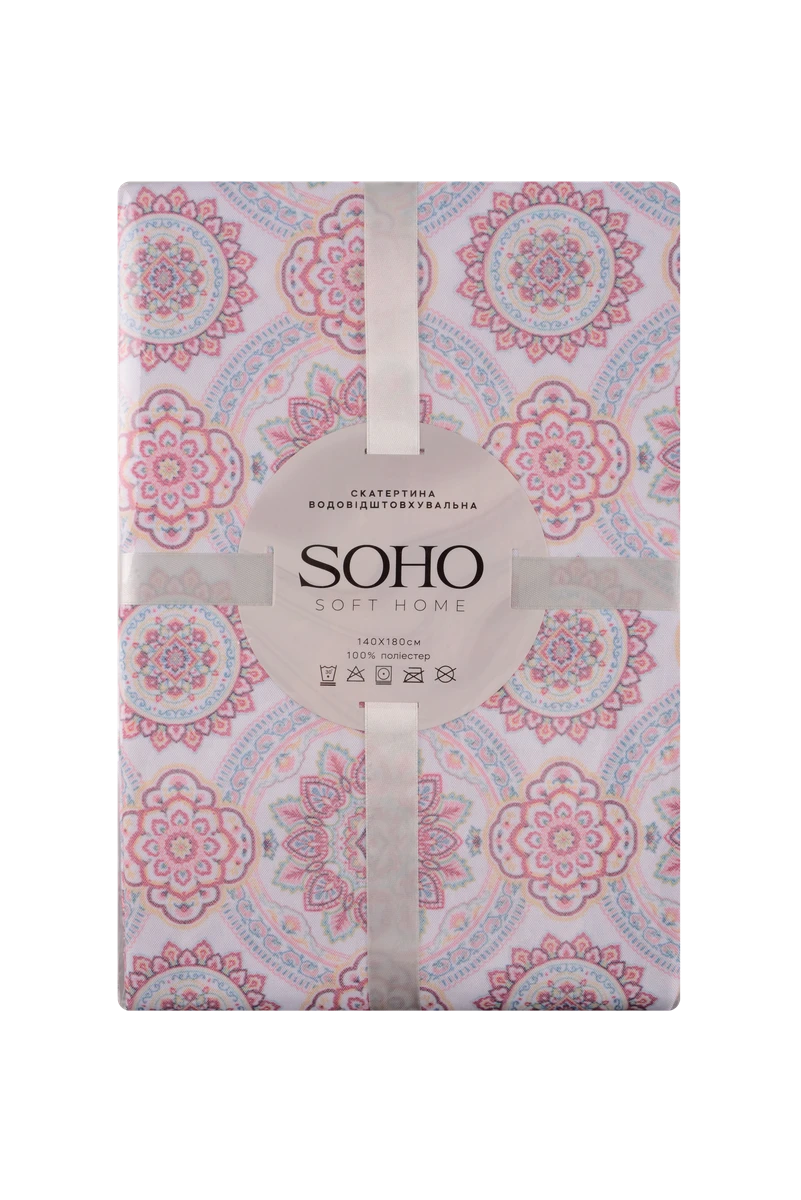 Кухонний текстиль SOHO Скатер. 140*180см Ornament Rozy