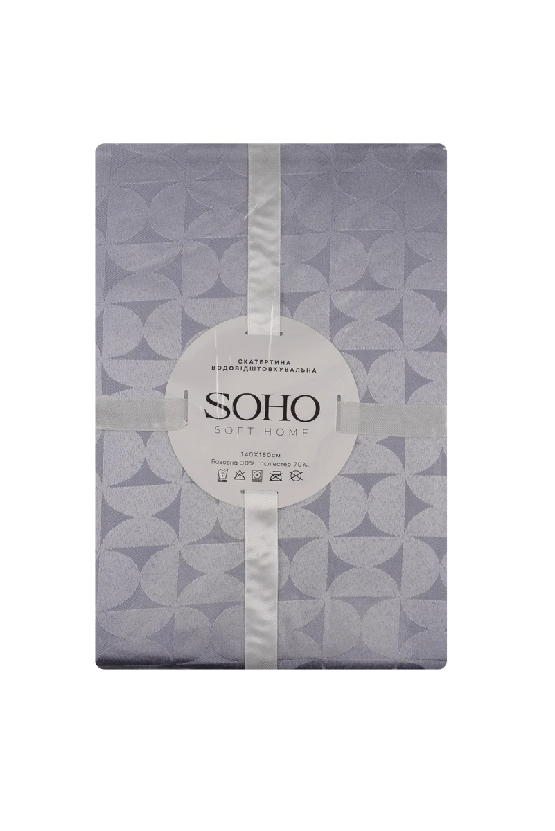 Кухонний текстиль SOHO Скатер. 140*180см Dove Grey