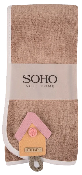 Текстиль банний SOHO Рушник 35*75 см, мікроф. Capuchino упак. 3 шт