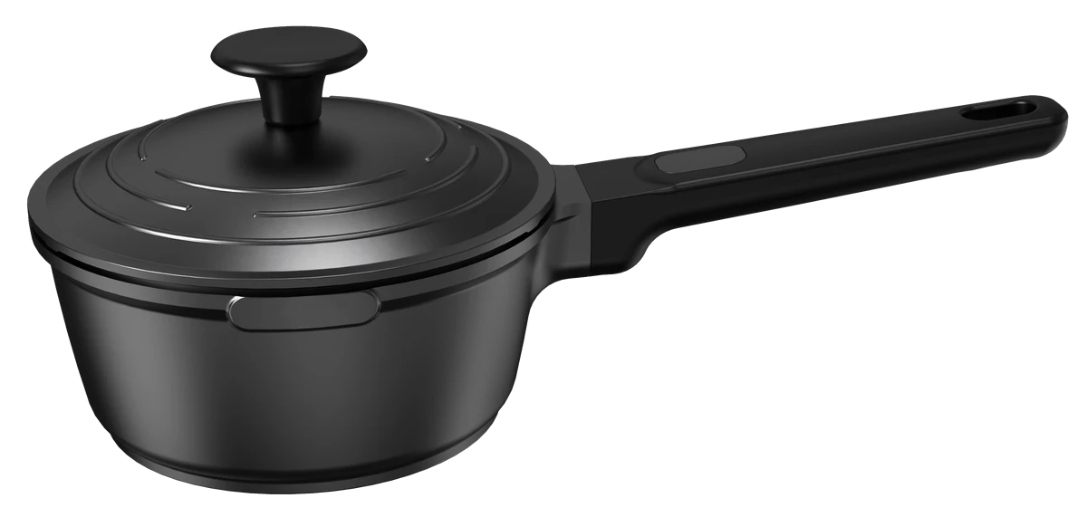 Ківш IQ Be Simple алюмінієвий 16 см (1.3 л) з кришкою (IQ-4049-16)