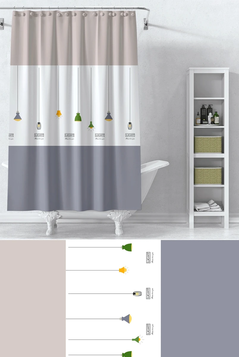 Аксесуари д/ванної IDEA HOME DS-SC165 Sweet-Home шторка д/ванни 180х200 см (DS-SC165 Sweet-Home)