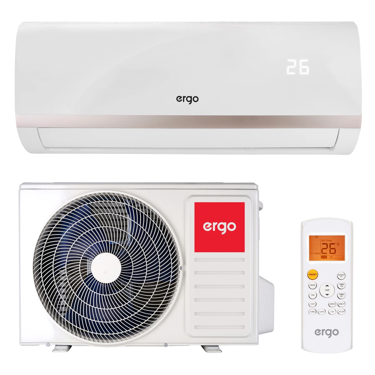 Кондиціонер ERGO ACI 0735 SWН W