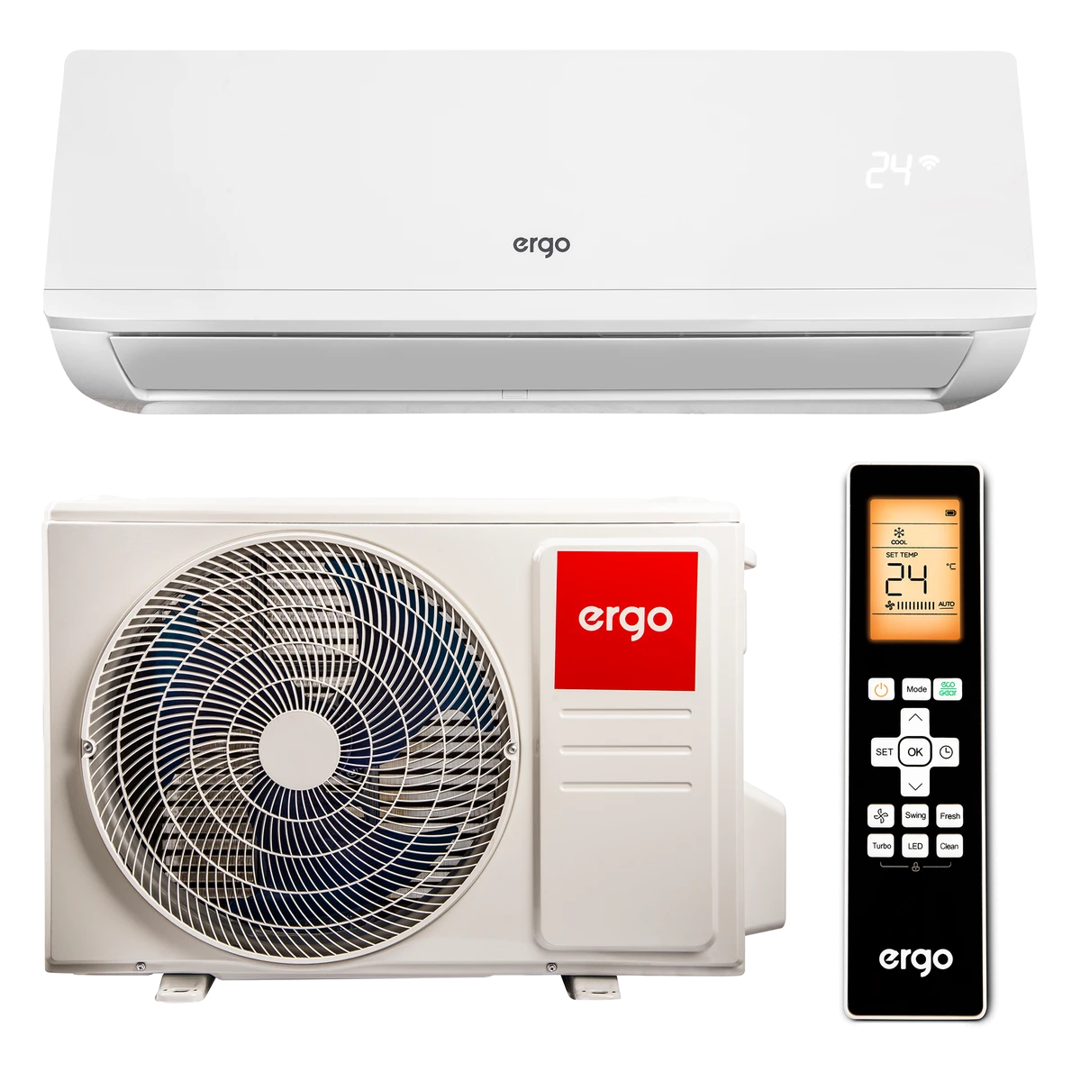 Кондиціонер ERGO ACI 1255 SWН W