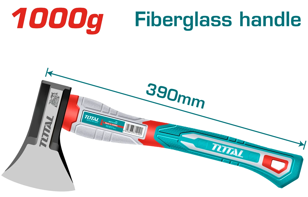 Сокира TOTAL THAX0611000 390мм, 1000г.